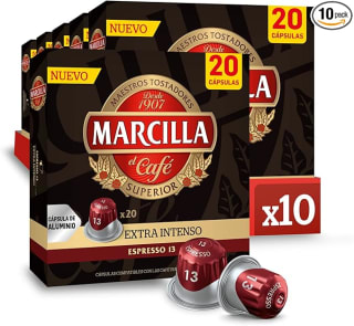 Marcilla Extra Intenso cápsulas 200 uds por 37,22€