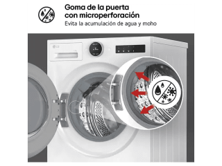 Lavadora carga frontal LG F4X7013TWS, 13 kg, 1400 rpm, 23 programas por 509.15€