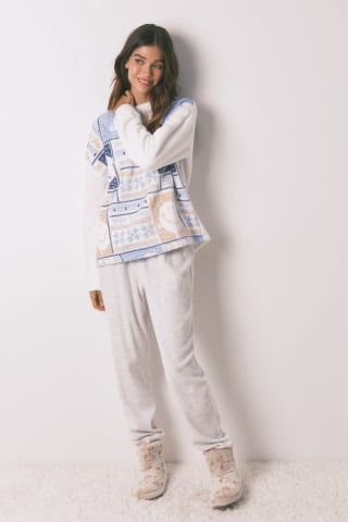 Pijama largo polar SmileyWorld por 6,99€