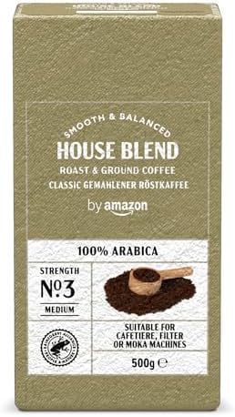 by Amazon Café Tostado Molido Clásico 100% Arábica 500 g por 4.45€