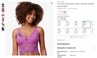 Triumph Amourette Charm Summer Bustier voor €14,98 bij Amazon