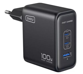 Chargeur INIU Iniu Chargeur Secteur GaN 100W 2 Ports U à 62,42€
