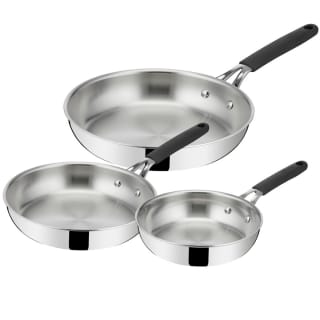 Set de 3 poêles Lagostina Esperta Triply Inox pour 84,99€