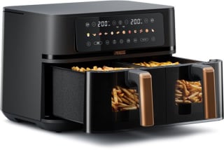 Princess Dubbele Airfryer - 2x 4.5L - 9 liter - 2 manden