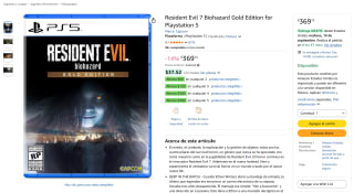Resident Evil 2, 3, 4 y 7 (PS5) por $370 cada uno en Amazon