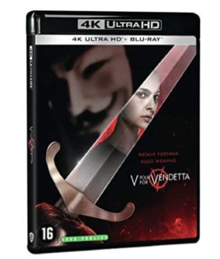 V pour Vendetta Blu-ray 4K Ultra HD à 14,99€