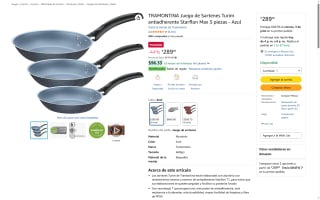 Juego de Sartenes Turim 3pz por $289 | Oferta Amazon