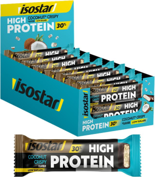 Isostar Eiwitrepen (16 x 55 g, kokos) voor €8,74 bij Amazon