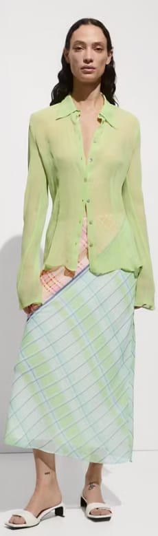Falda larga estampada por 2.99€
