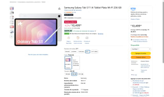 Samsung Galaxy Tab S11 AI por $10,499 | Flash Amazon