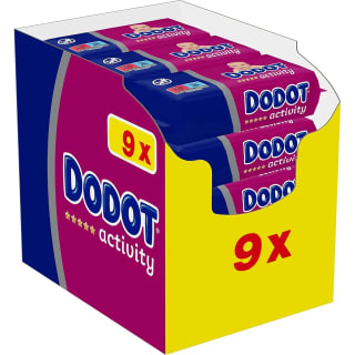 Dodot toallitas bebé Activity 486 uds por 15,14€