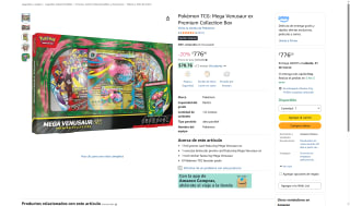 Pokémon TCG Mega Venusaur ex Premium Collection Box por $776 | Amazon