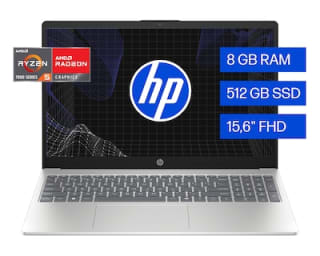 HP 15.6" 15-FC0265LA Ryzen 5 512GB por $6,999 | Coppel