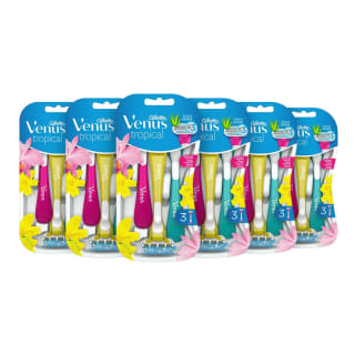 Gillette Venus Tropical Pack 18 Maquinillas desechables (6 x 3 unidades) por 19.99€