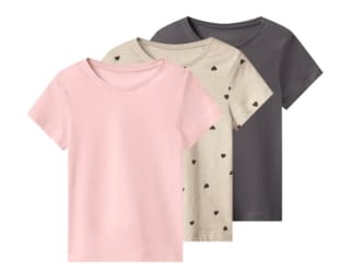 Lupilu Pack de 3 Camisetas para niños pequeños por 3.99€