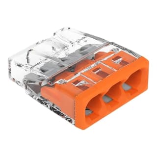 Lot de 100 mini bornes de connexion WAGO S2273 (3 entrées) pour 13,33€ chez Amazon