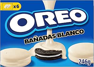2 pack Oreo Bañadas chocolate Blanco total 12 bolsas de 246 gr por 4.09€