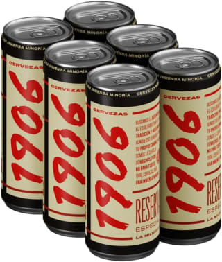 1906 Reserva Especial Cerveza Lager Extra 24 x 33 cl por 13,49€ en Amazon