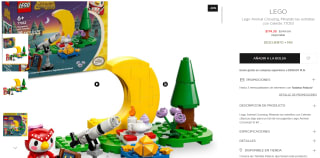 LEGO Animal Crossing Mirando las Estrellas con Celeste $174 | El Palacio de Hierro