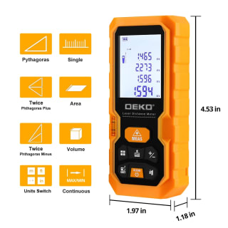 DEKO DKLD05 medidor láser 80 m por 9.10€ en AliExpress
