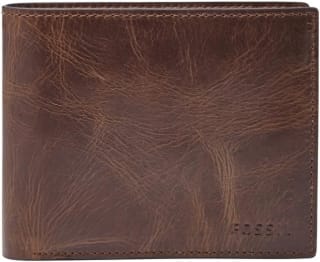Cartera de piel para hombre Fossil por 28,90€ en amazon
