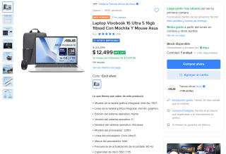 Asus Vivobook 16 Ultra 5 16GB SSD 1TB por $12,499 | Oferta Mercado Libre
