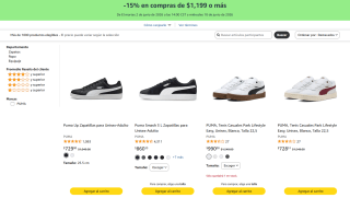 15% de Descuento en Tenis Puma | Amazon