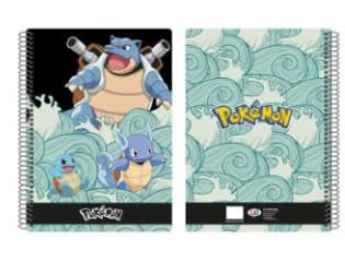 Cuaderno folio 80 hojas Pokémon Squirtle por 2.99€
