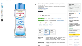 Mennen Shampoo Cabello Saludable Zero 700ml por $42 en Amazon