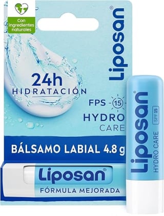 3 Liposan Hydro Care FPS 15 cacao de labios con 24 horas de hidratación por 3,06€