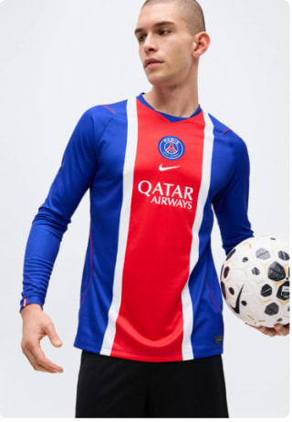 PARIS SAINT-GERMAIN STADIUM LONG SLEEVE HOME à 77,95€