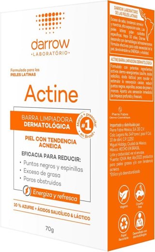 Darrow Actine Barra Limpiadora 70g por $111 | Oferta Amazon