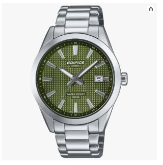 Casio reloj analógico de cuarzo para hombre EFV-160D-3AVEF por 82,92€