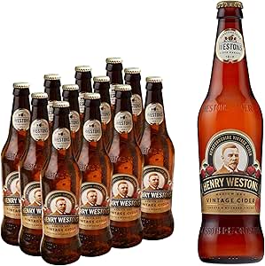 Henry Westons Vintage Glass Bottles, 8.2% ABV 12 x 500ml - £17.10 / £15.