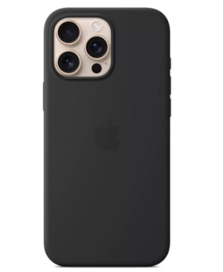 Coque APPLE iPhone 16 Pro Max Noir MagSafe silicone à 59€