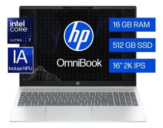 Laptop HP OmniBook 5 AI 16-af1072la por $11,199 | Oferta Mercado Libre