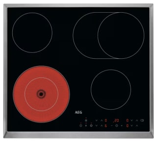 AEG Placa vitrocerámica Serie 3000 Radiant de 60 cm HK634060XB por 186.15€