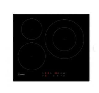 Placa de Inducción Indesit ISF13Q60NE 3 Zonas 7600W por 139€