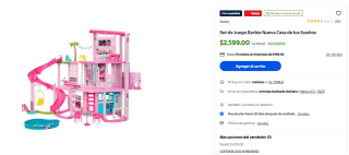 Barbie Casa de Sueños por $2,153 | Oferta Walmart