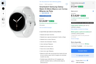 Samsung Galaxy Watch 8 44mm por $2,819 | Mercado Libre