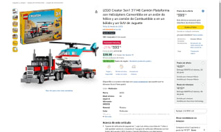 LEGO Creator 3en1 Camión Plataforma por $393 | Amazon (Prime)