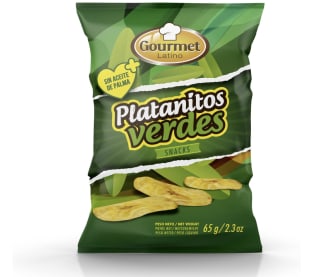 Platanitos Verdes Gourmet Latino 65g por 1.30€