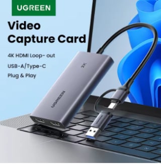 Tarjeta d/captura HDMI UGREEN, captura 2K salida d/bucle 4K $24.400 En AliExpress, cl