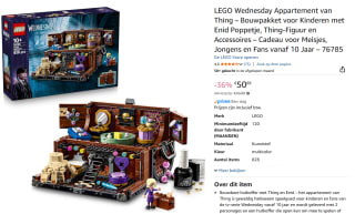 LEGO Wednesday - Appartement van Thing voor €50,89 bij Amazon