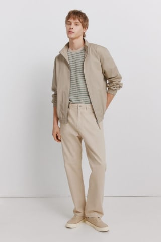Pantalón 5 Bolsillos Lavado Straight Fit por 11.69€