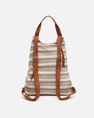 Mochila antirrobo con estampado jacquard por 24€