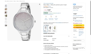 Reloj Nine West Chivas por $449 | Oferta Amazon