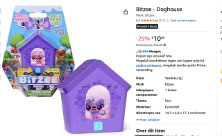 Bitzee Doghouse interactief hondenhuis met 15 puppy's voor €10,68 bij Amazon