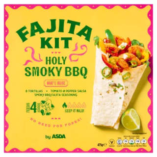 ASDA Fajita Kit Holy Smoky BBQ 475g £1