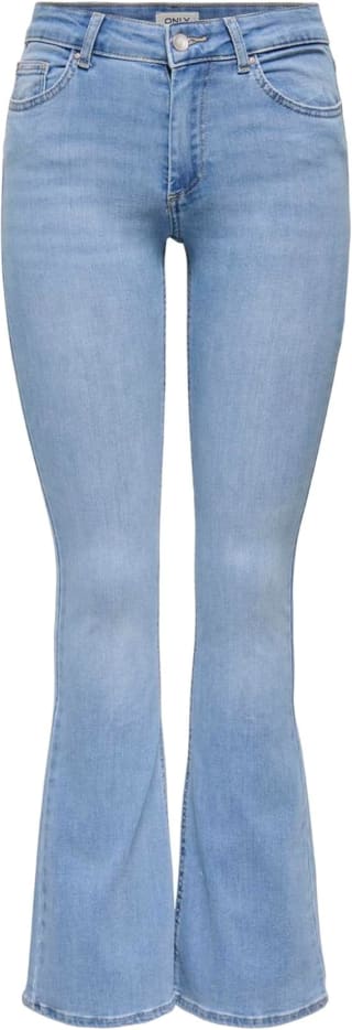 Only Blush Mid Flared Jeans Dames voor 28 bij Amazon